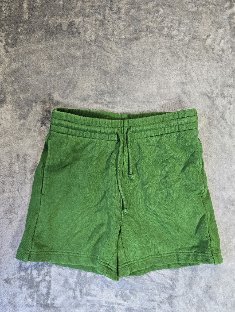 Tna Cozy Fleece Boyfriend Sweat Shorts Sizr Small Green